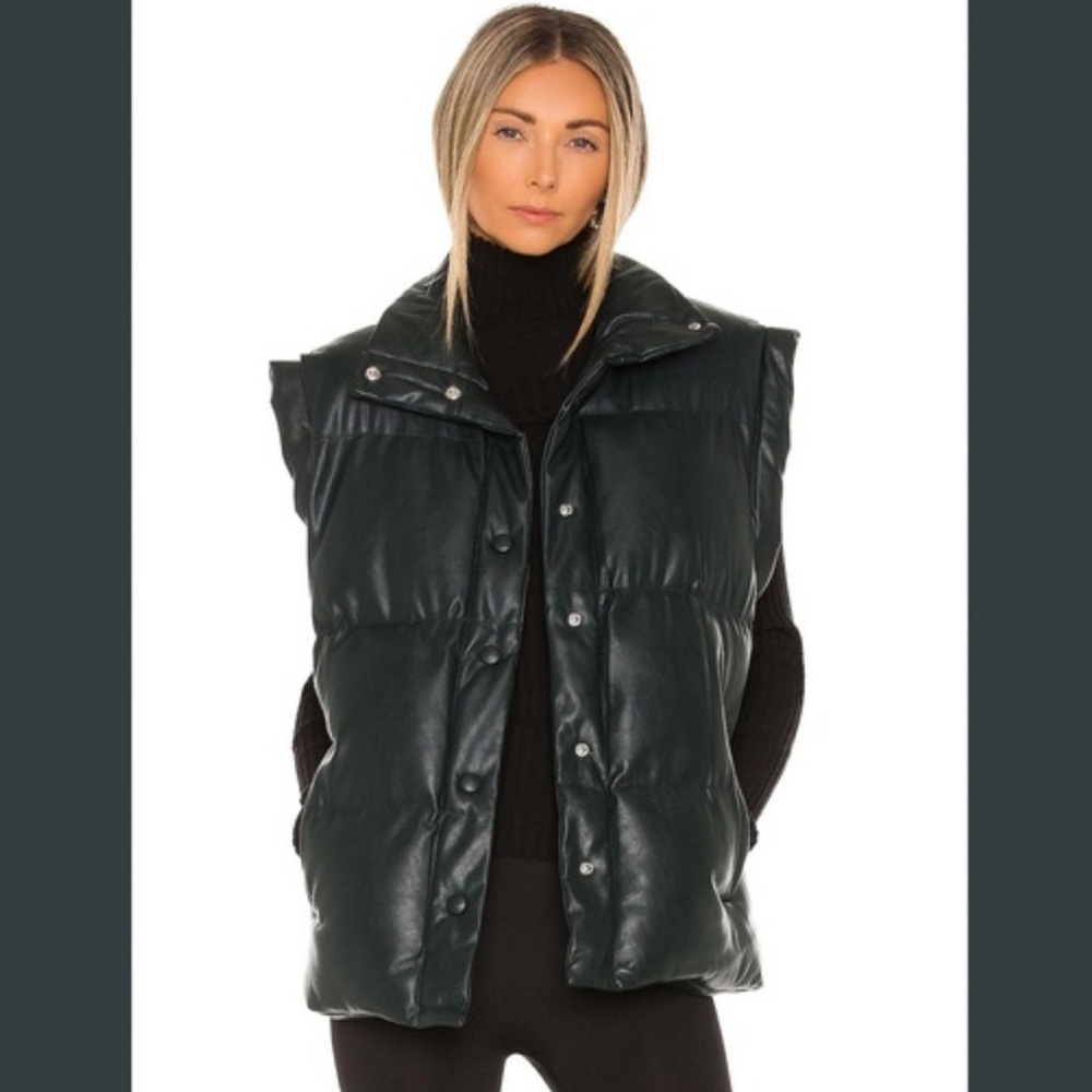 Faux Leather Vest